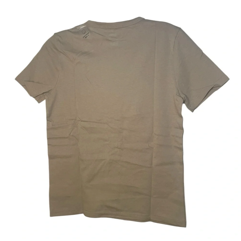 Gap Kids New Khaki Logo Tee Shirt Size Large